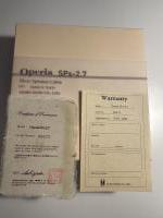 OPERIA SPs - 2.7 Silver Lautsprecherkabel 2,0 m Spades Spades Urkunde OVP