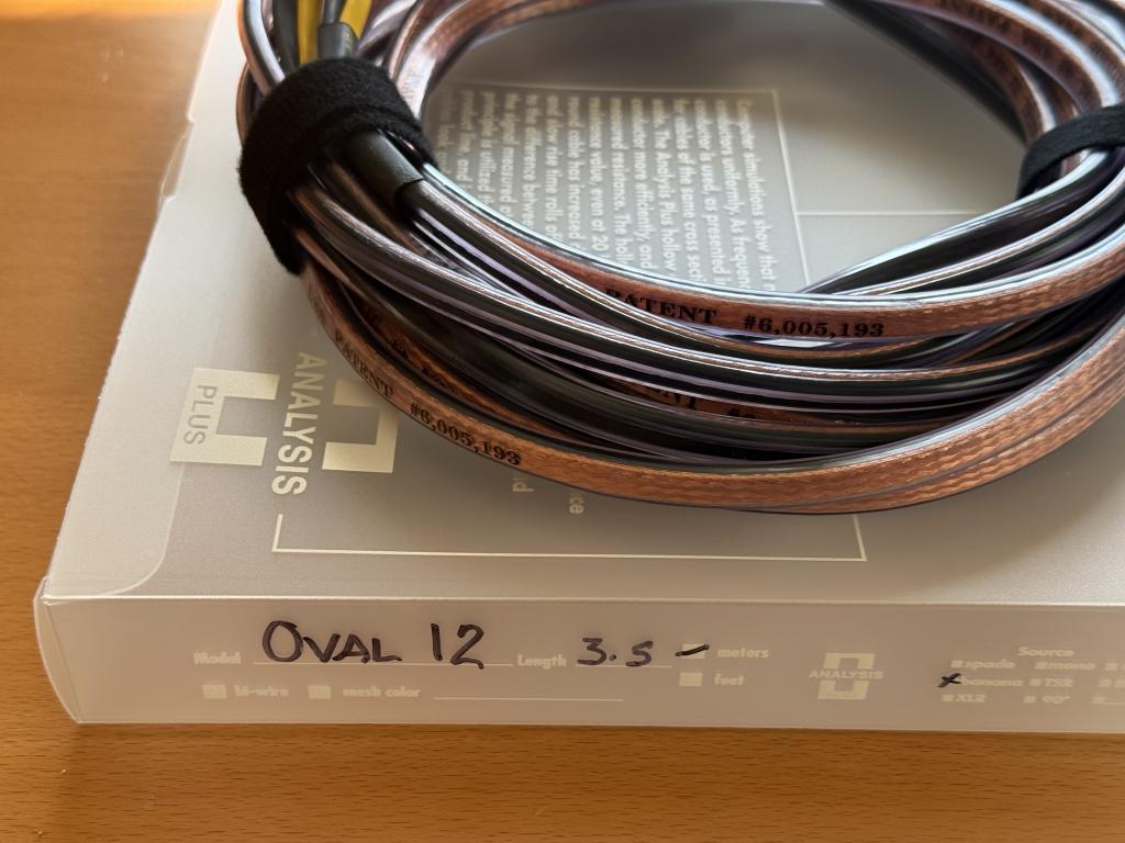 Analysis Plus Oval 12 Lautsprecherkabel 3,5m