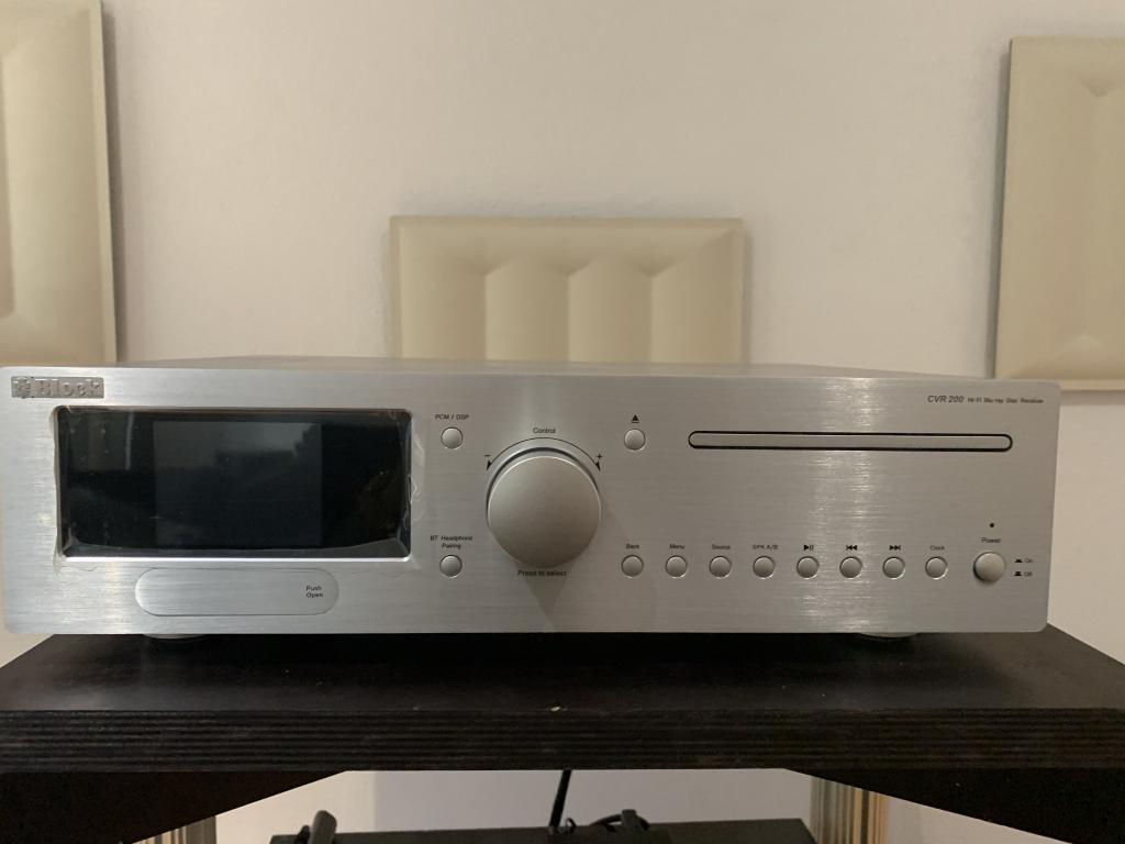 Block Audio BLOCK CVR 200 HIFI BLU RAY CD Receiver Neu Mit OVP Produkt 