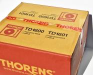 TD 1601 / TP 160 + TAS 1600 Plattenspieler mit Endabschaltung inkl. Thorens TAS 1600 MC Tonabnehmersystem - Hochglanz schwarz - VORRÄTIG
