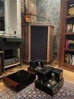 GRF Autograph full horn speakers with LSU/HF/15.L Vintage red 15