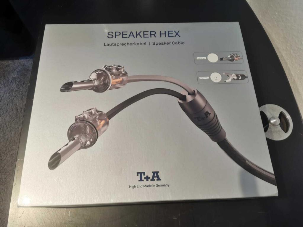 T+A T + A Speaker Hex Carbon High End Lautsprecherkabel 2m Spades Neuware