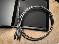 Interconnect MS-DF12R 1 Meter Magnesium RCA Klei Stecker