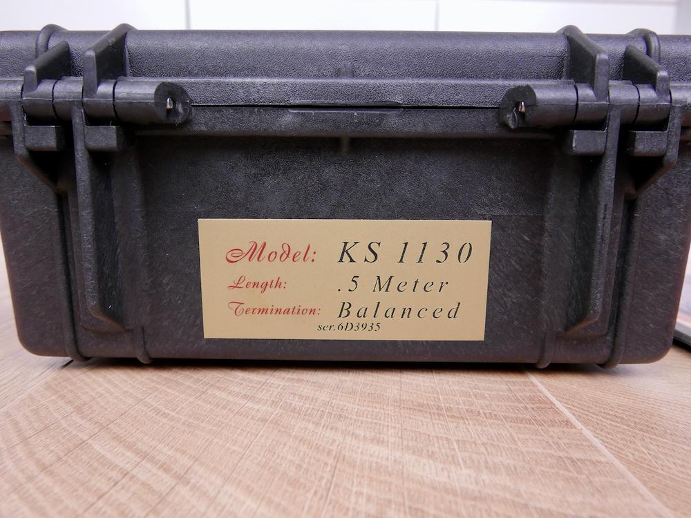 Select KS-1130 highend silver audio interconnects XLR 0,5 metre