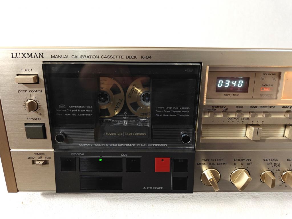 Luxman K04 3 Heads Audiophile Playback Only Cassette Deck