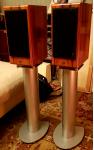 Vienna acoustics vienna acoustics haydn mk ii in natural rosewood with sound style stands  			