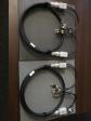 Goldmund HD speaker cables 2x 2.5 meters with A2 and S3 adapters
