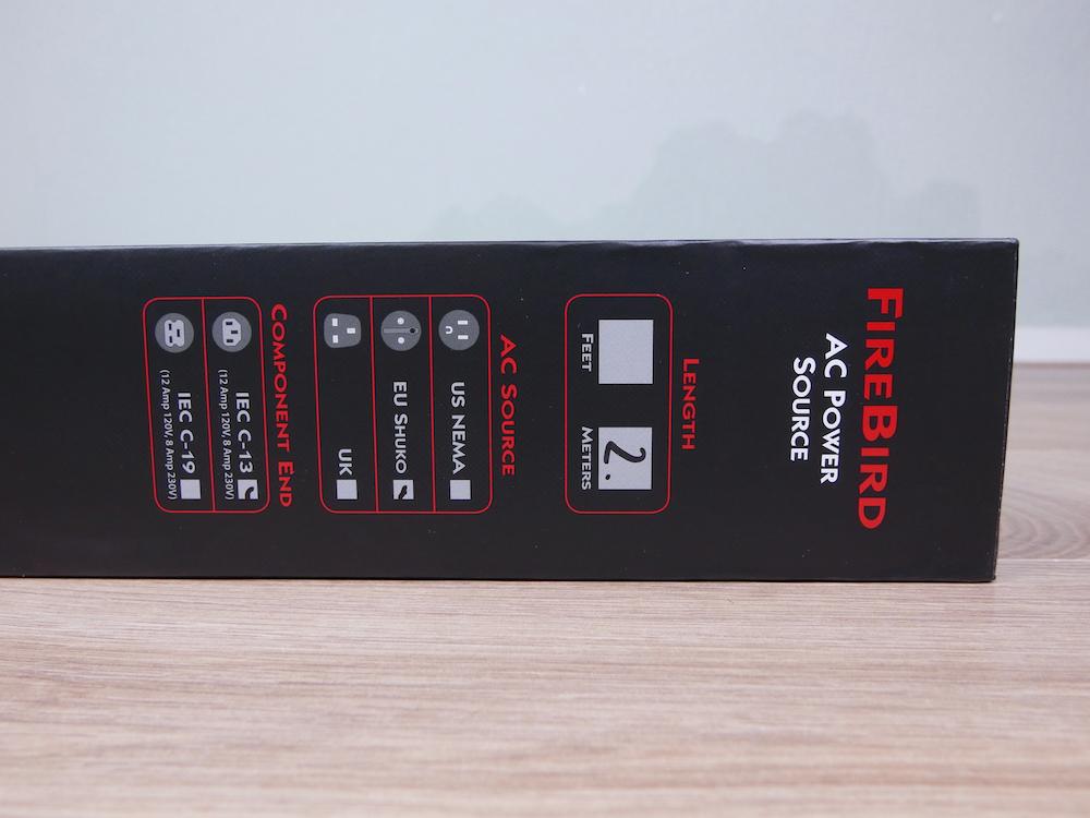 Firebird Source highend audio power cable 2,0 metre NEW