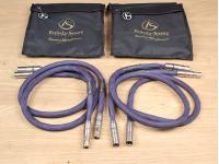 Emotion high end audio interconnects 1,0 metre (2 pairs available)