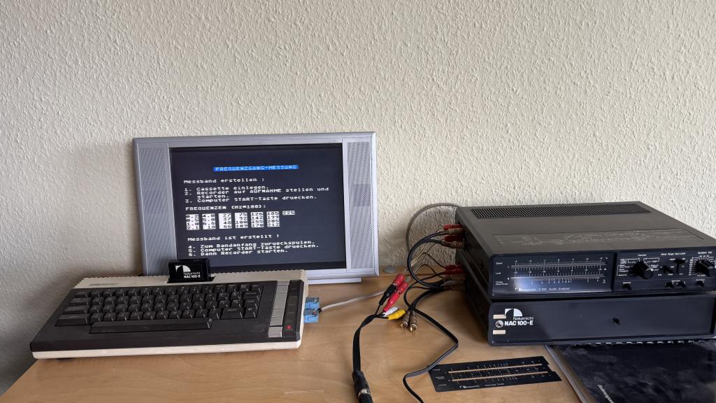 Nakamichi Nakamich Audio Messplatz T100 + T100E +Zubehör Messkassetten etc