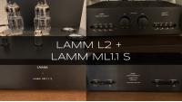 ML1.1 S Monoblock Amplifiers + Lamm L2 Reference Pre-Amplifier