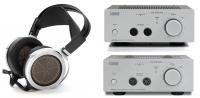 SET: SR-009S Silver Kopfhörer & Kopfhörerverstärker SRM 700S oder SRM 700T (wahlweise)