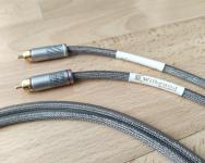 Cinch Kabel 16gf 7N Reinsilber - 2x 3,00 Meter -Versand aus Deutschland