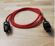 High-End Netzkabel -2m -Duelund Polycast 12awg -IeGO Tellurium Cu -Versand aus Deutschland
