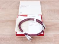 Theme LS-41 silver high end audio interconnects RCA 1,0 metre NEW