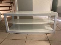 TV Hifi Phono Rack Tisch Möbel metall glas Sideboard