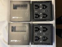 ViaBlue QTC Spikes Schwarz 2x4er Set = 8 Stk