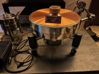 GML 30 großes Masselaufwerk, Phonophant, mit Siliziumtonarm, dazu Kupfermatte, van den Hul Black Beauty