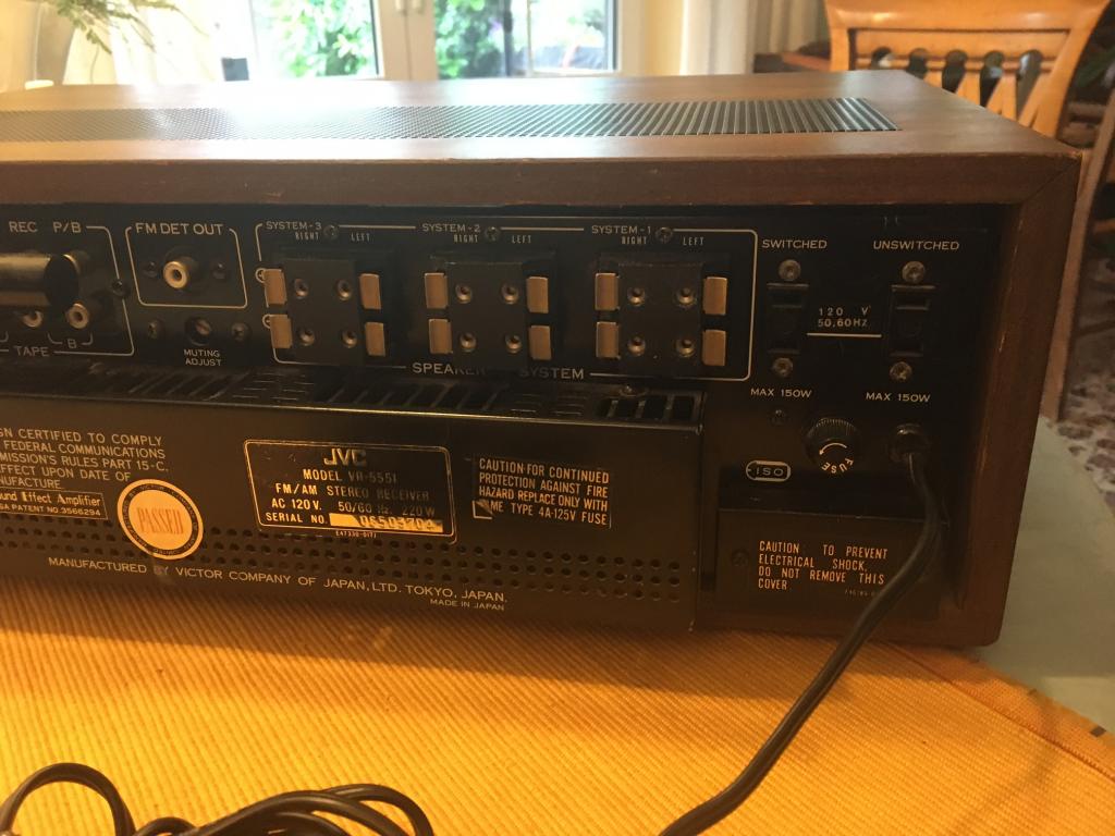 JVC *********NIVICO*Modell 5551*FMAM Receiver*Letztes Modell dieser