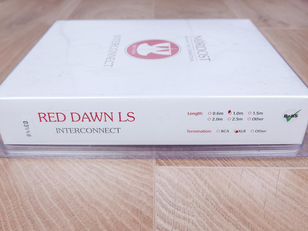 Leif Red Dawn 2 audio interconnects XLR 1,0 metre