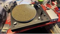 Thorens TD 147, schwarz, mit BC-Zarge