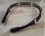 Super Ultra High-End DIY Erdungskabel -1m -5N Reinsilber -Versand aus Deutschland