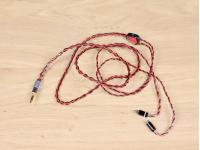 Portable Dream Duet headphone cable - 3.5mm TRS - 2x 2-pin - 1,2 metre