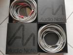 Audio Note AN-Spe 30 speaker cables 2x2 pairs biwire, 3 meter banana to spades