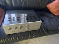 Voxativ-Breitbänder in Hedlundhorn, Airtight Vorstufen-Kombi: ATC-2 Röhren-Line-Vorstufe, ATH3 Phono-MM-Röhrenvorstufe, ATE1-Übertrager, Tubeguru 2A3