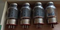 TUNG SOL 6550 QUAD MATCHED AND EL34B QUAD MATCHED POWER TUBES TOTAL 8 TUBES