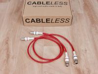 CableLess Aida highend audio interconnects XLR 1,0 metre NEW