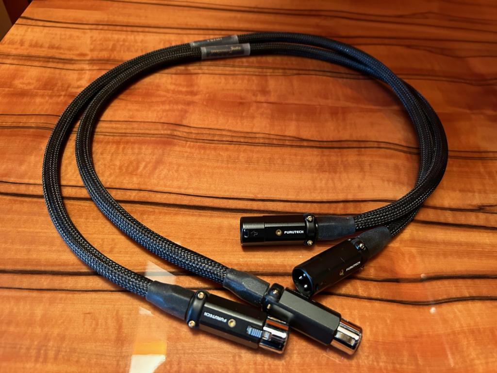 Verdi XLR Kabel mit Furutech Rhodium Steckern FP 601 und FP 602 2x 0,8m