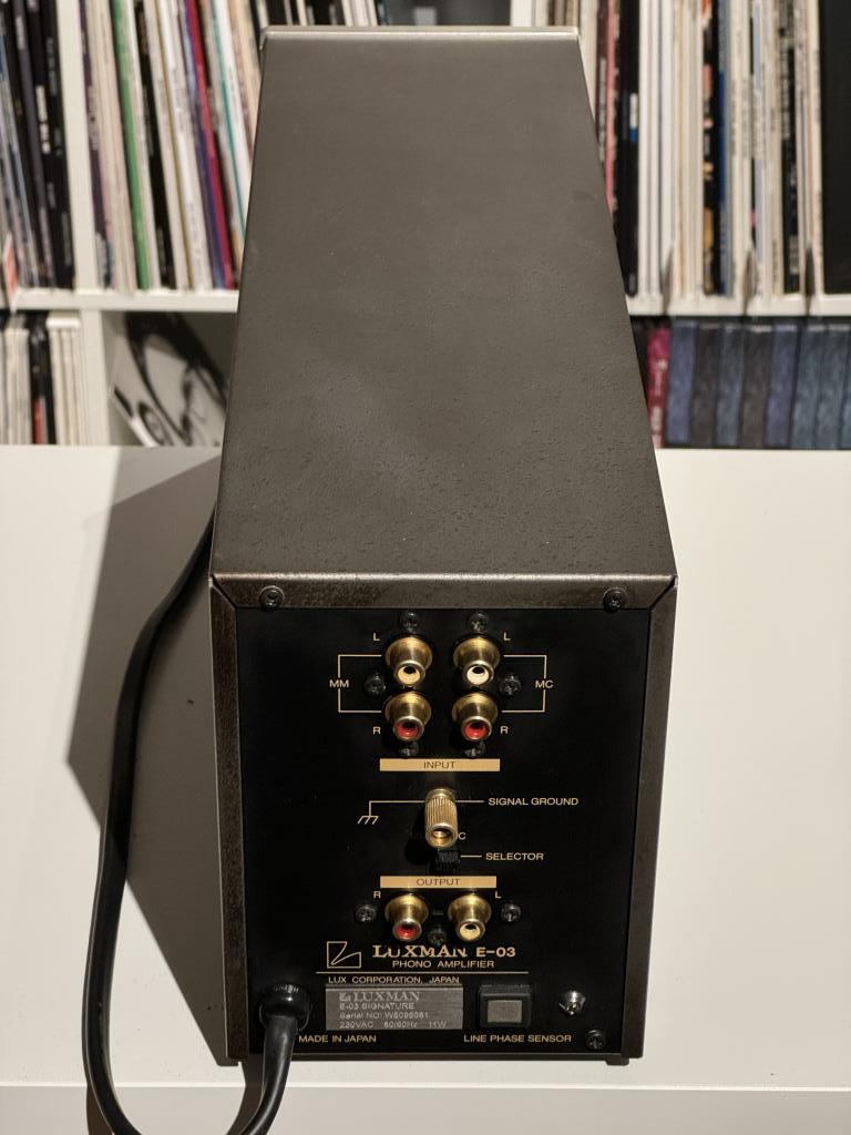 Luxman E-03 - Amplificatore Equalizzatore Phono MM/MC - Spedito Dal Giappone, 100V