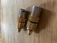 CARDAS CLEAR RCA zu XLR Adapter