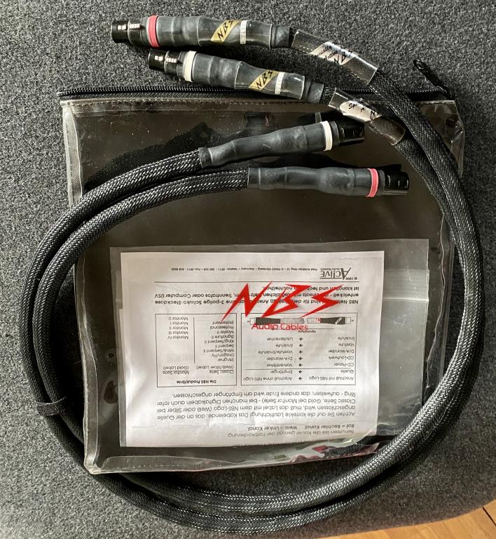 NBS Cables Active Monitor VI XLR Kabel 120 cm OVP (3714318117