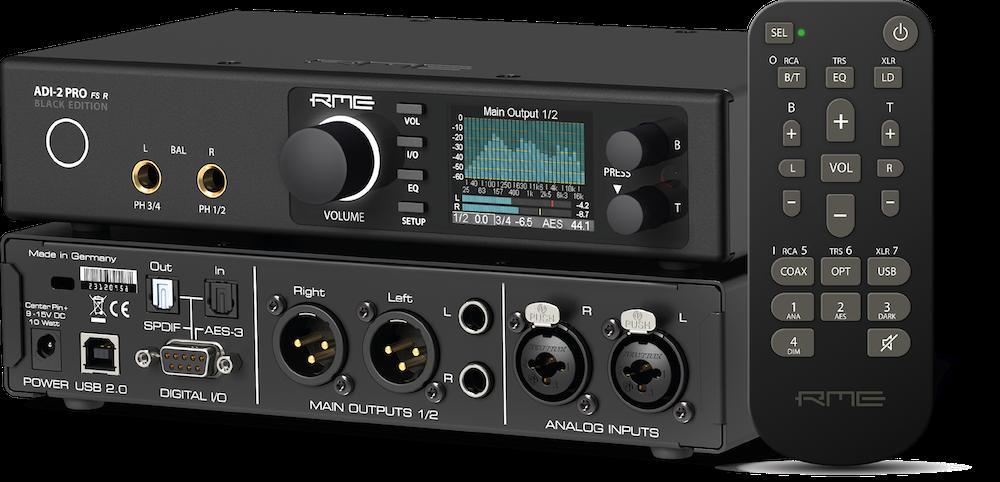 ADI-2 Pro FS R Black Edition, High-Performance 768 kHz 2-Kanal D/A-Wandler.