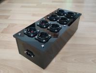 HighEnd DIY 8er Netzleiste in Acryl mit Kaltgerätebuchse -Versand aus Deutschland