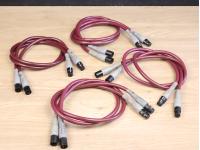 Golden Cross audio interconnects XLR 1,0 metre (4 pairs available)