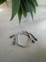 Audiophile Silber/Gold RCA Kabel 1 Meter Länge