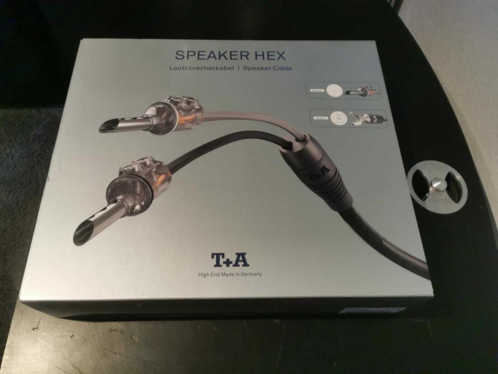 T+A T + A Speaker Hex Carbon High End Lautsprecherkabel 3m Spades Neu