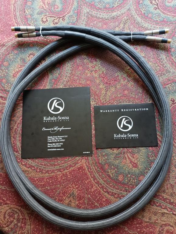 Kubala Sosna Kubala-Sosna Elation! — Pair of 1.5 m RCA cables — €2,850