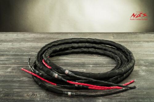 NBS Black Label II Speaker Cable (1,8m or 6ft), single wire, bananas (bi-wire jumpers available)