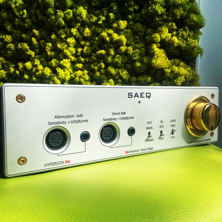 SAEQ Hyperion GE, for headphones and speakers
