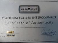 Platinum Eclipse, XLR - 2 x 1m
