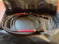 Tellurium Q Black Diamond Cinch Stereo Interconnect Kabel, 1m lang