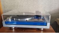 Yamaha PF-800 Custom Blau Silber Plattenspieler Turntable + Audio Technica VMN40ML