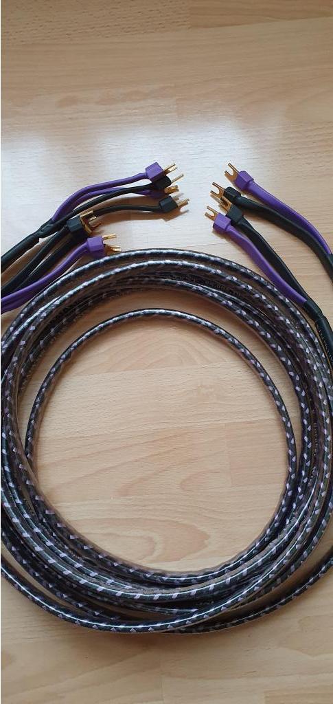 Analysis Plus ANALYSIS PLUS Solo Crystal Oval 8 Bi wire speakercable 2x4m with spades