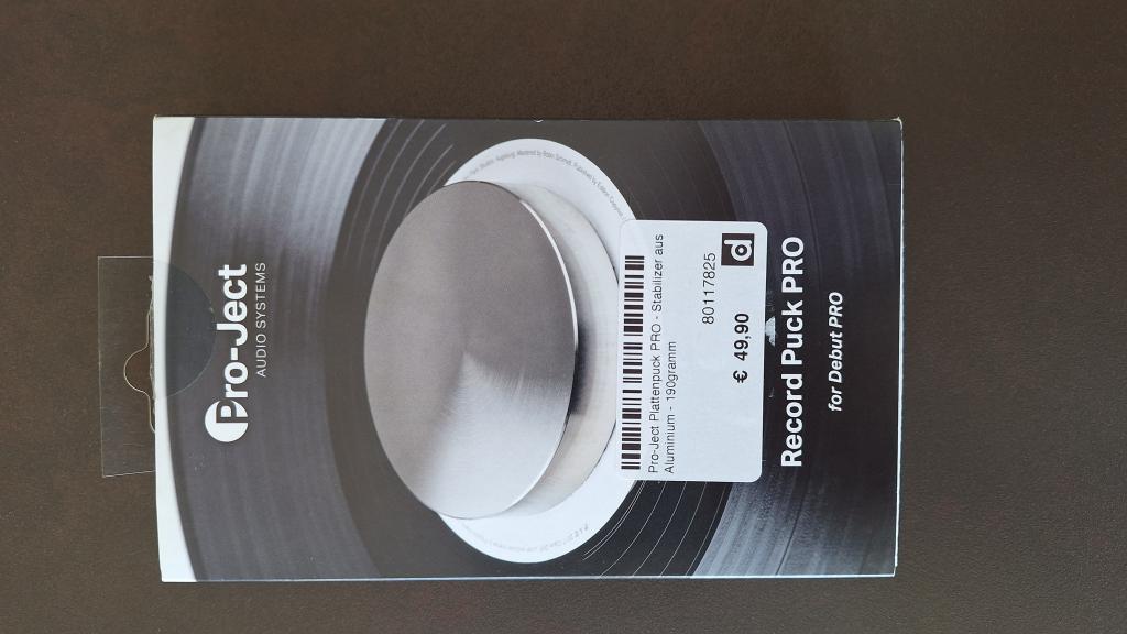 Pro-Ject Record Puck PRO (Plattenpuck / Gewicht) – Top-Zustand