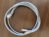 Audio Note Kondo KSL- Vz Silberkabel mit SME Stecker und An-P Cinch Stecker und Massekabel 1m