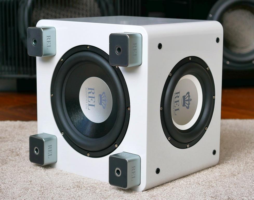 REL Acoustics T/7x Premium Subwoofer, weiß, Demo aus unserer